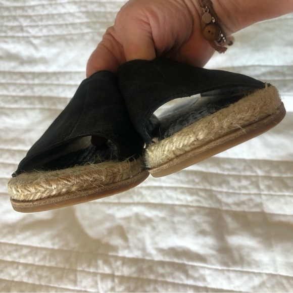 Eileen Fisher Milly Black Nubuck Espadrilles. Size 6.5 - Picture 8 of 10